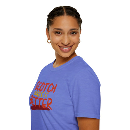 Scotch makes it better DKcolors Unisex T-Shirt by cypherpunkgear – cypherpunkgear.com | Cypherpunk Merch