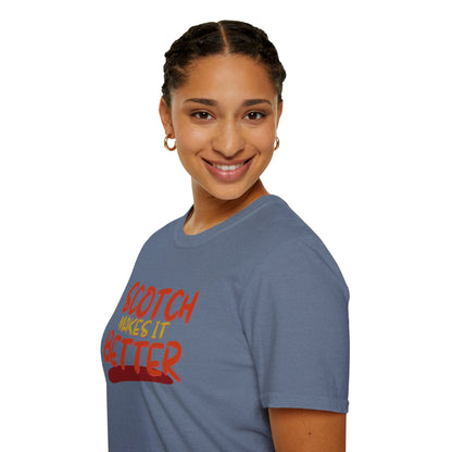 Scotch makes it better DKcolors Unisex T-Shirt by cypherpunkgear – cypherpunkgear.com | Cypherpunk Merch