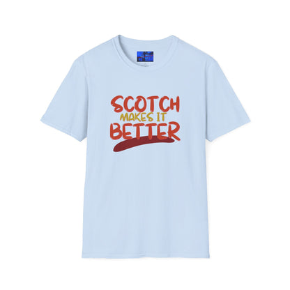 Scotch makes it better LTcolors Unisex T-Shirt by cypherpunkgear – cypherpunkgear.com | Cypherpunk Merch