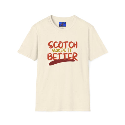 Scotch makes it better LTcolors Unisex T-Shirt by cypherpunkgear – cypherpunkgear.com | Cypherpunk Merch