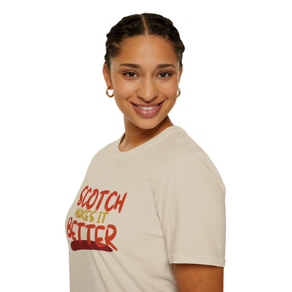 Scotch makes it better LTcolors Unisex T-Shirt by cypherpunkgear – cypherpunkgear.com | Cypherpunk Merch