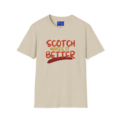 Scotch makes it better LTcolors Unisex T-Shirt by cypherpunkgear – cypherpunkgear.com | Cypherpunk Merch