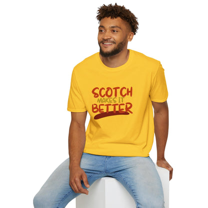 Scotch makes it better LTcolors Unisex T-Shirt by cypherpunkgear – cypherpunkgear.com | Cypherpunk Merch