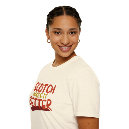 Scotch makes it better LTcolors Unisex T-Shirt by cypherpunkgear – cypherpunkgear.com | Cypherpunk Merch