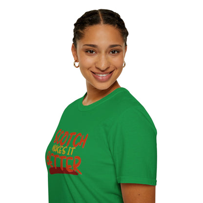 Scotch makes it better LTcolors Unisex T-Shirt by cypherpunkgear – cypherpunkgear.com | Cypherpunk Merch