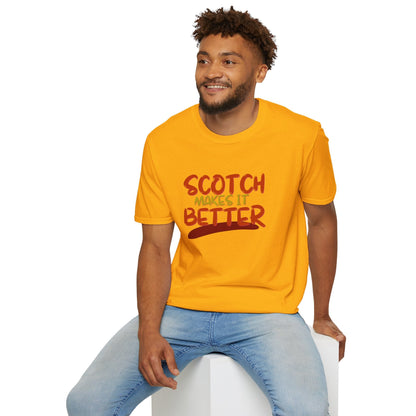Scotch makes it better LTcolors Unisex T-Shirt by cypherpunkgear – cypherpunkgear.com | Cypherpunk Merch