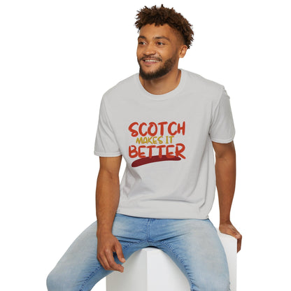 Scotch makes it better LTcolors Unisex T-Shirt by cypherpunkgear – cypherpunkgear.com | Cypherpunk Merch