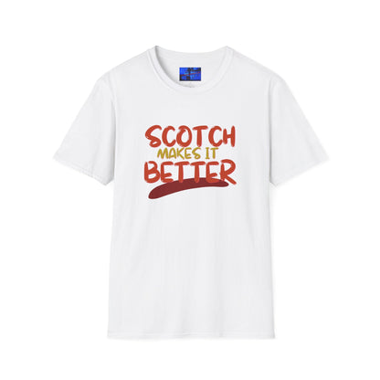 Scotch makes it better LTcolors Unisex T-Shirt by cypherpunkgear – cypherpunkgear.com | Cypherpunk Merch