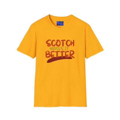 Scotch makes it better LTcolors Unisex T-Shirt by cypherpunkgear – cypherpunkgear.com | Cypherpunk Merch