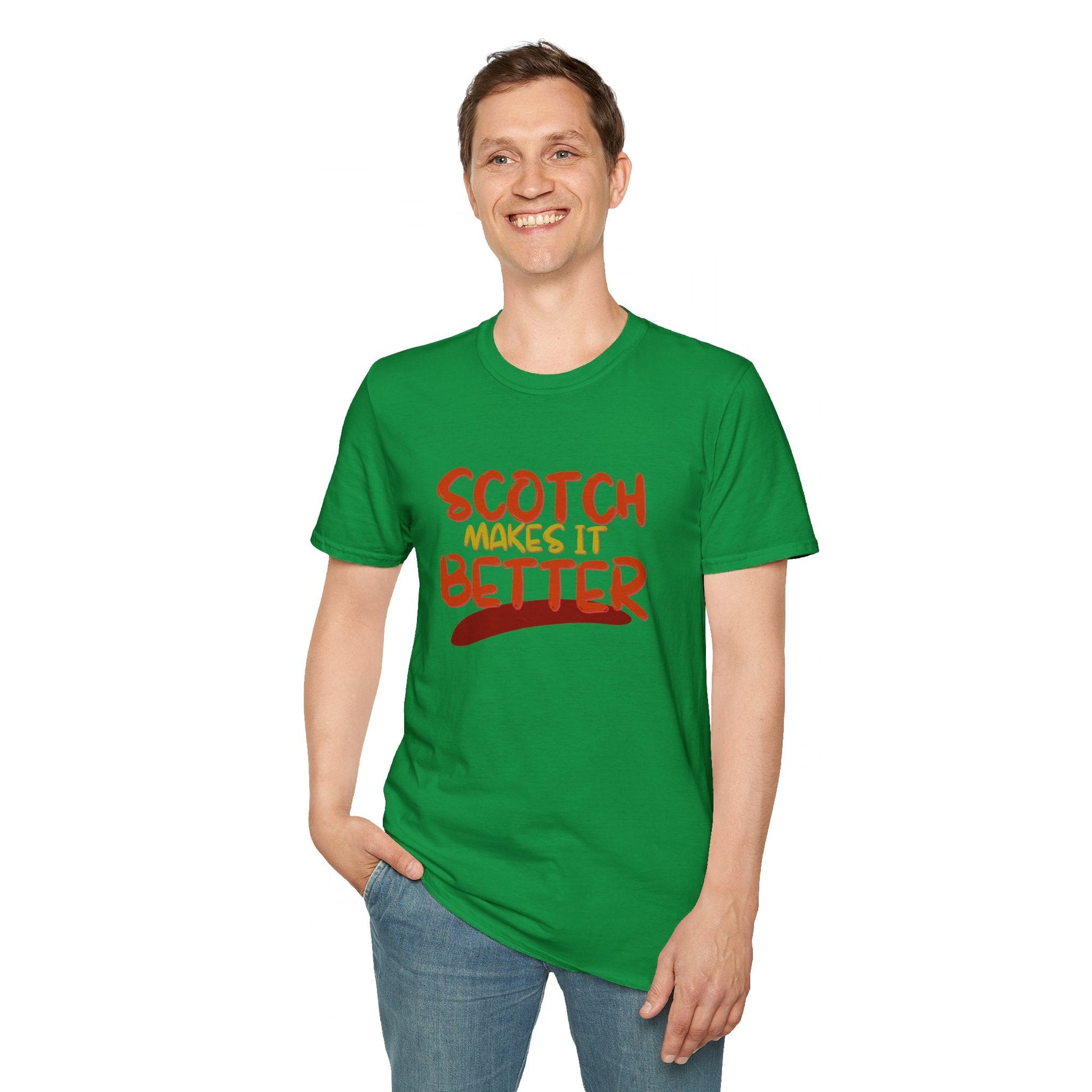 Scotch makes it better LTcolors Unisex T-Shirt by cypherpunkgear – cypherpunkgear.com | Cypherpunk Merch