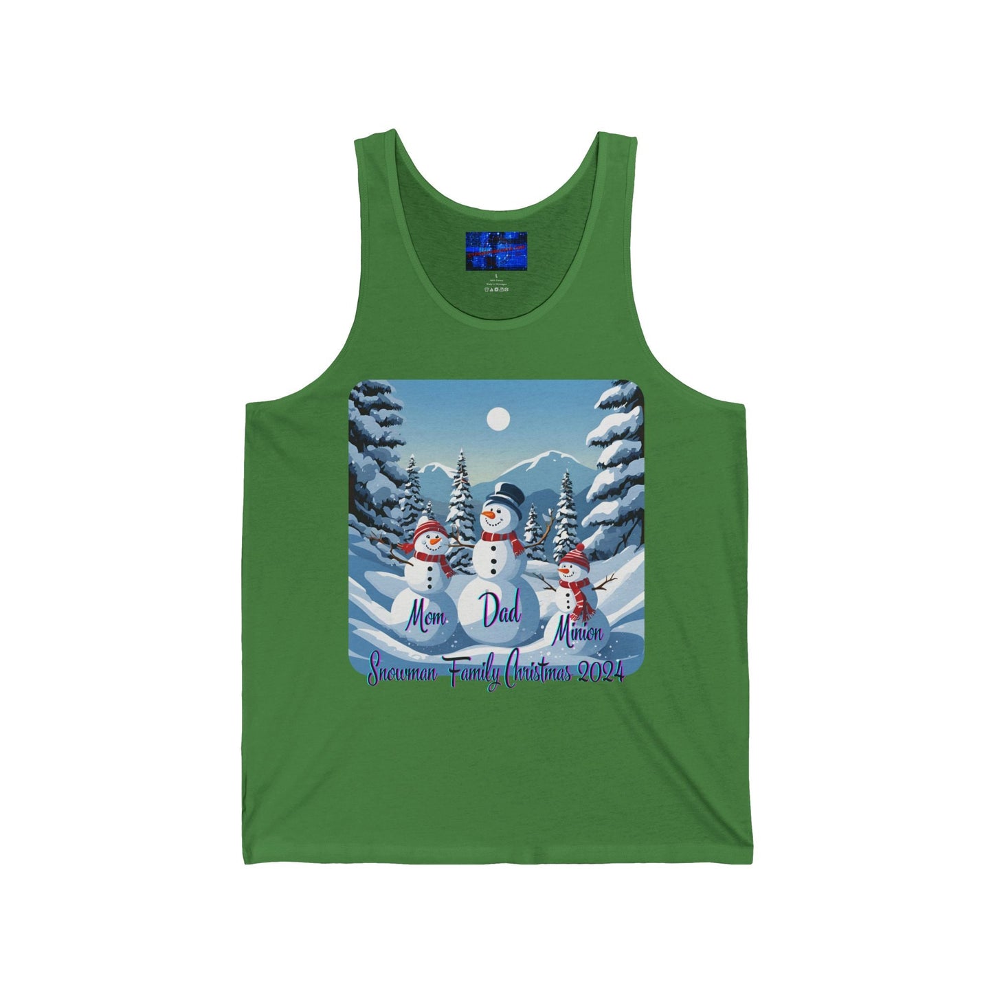 Snowman Family of 3 Unisex Jersey Tank Top by cypherpunkgear – cypherpunkgear.com | Cypherpunk Merch