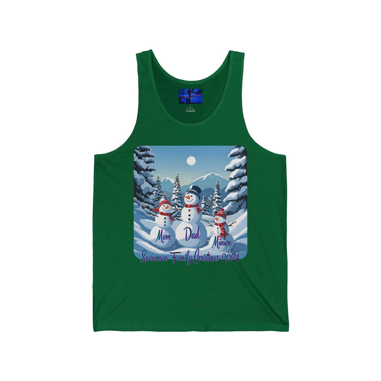 Snowman Family of 3 Unisex Jersey Tank Top by cypherpunkgear – cypherpunkgear.com | Cypherpunk Merch