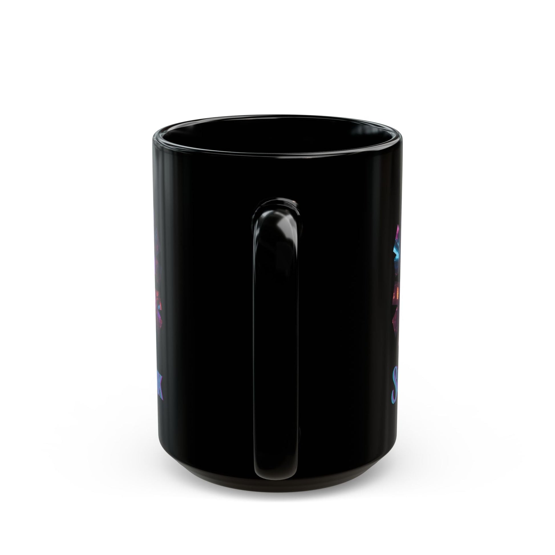 Snowpunk Black Mug by cypherpunkgear – cypherpunkgear.com | Cypherpunk Merch