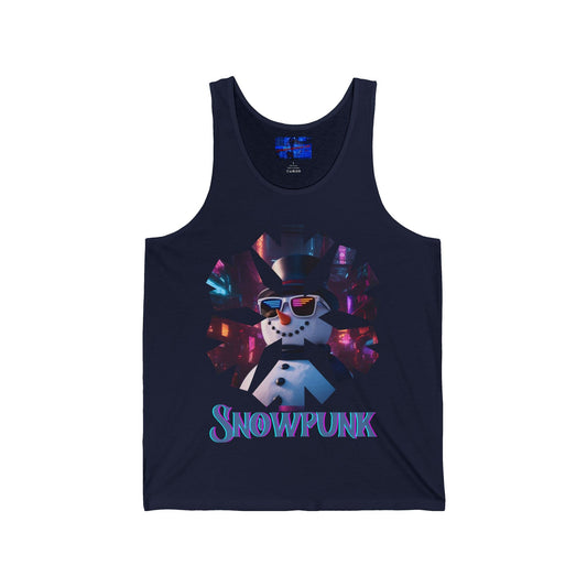 Snowpunk Unisex Jersey Tank Top by cypherpunkgear – cypherpunkgear.com | Cypherpunk Merch