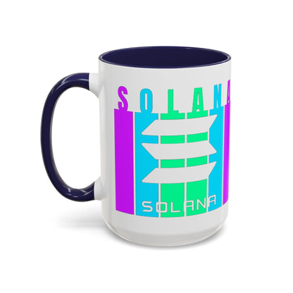 Solana (SOL) Accent Mug by cypherpunkgear – cypherpunkgear.com | Cypherpunk Merch