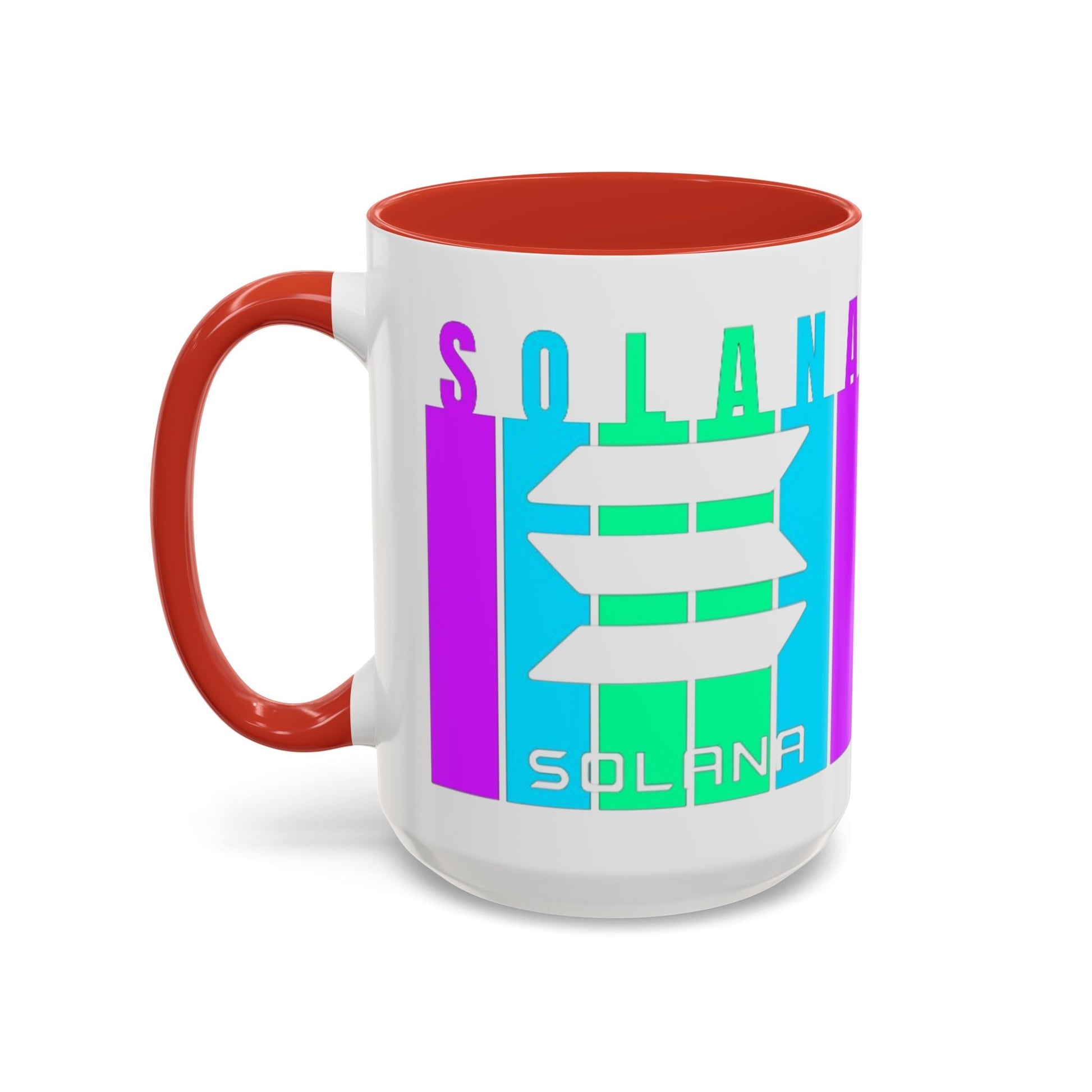 Solana (SOL) Accent Mug by cypherpunkgear – cypherpunkgear.com | Cypherpunk Merch