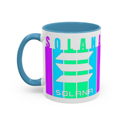 Solana (SOL) Accent Mug by cypherpunkgear – cypherpunkgear.com | Cypherpunk Merch