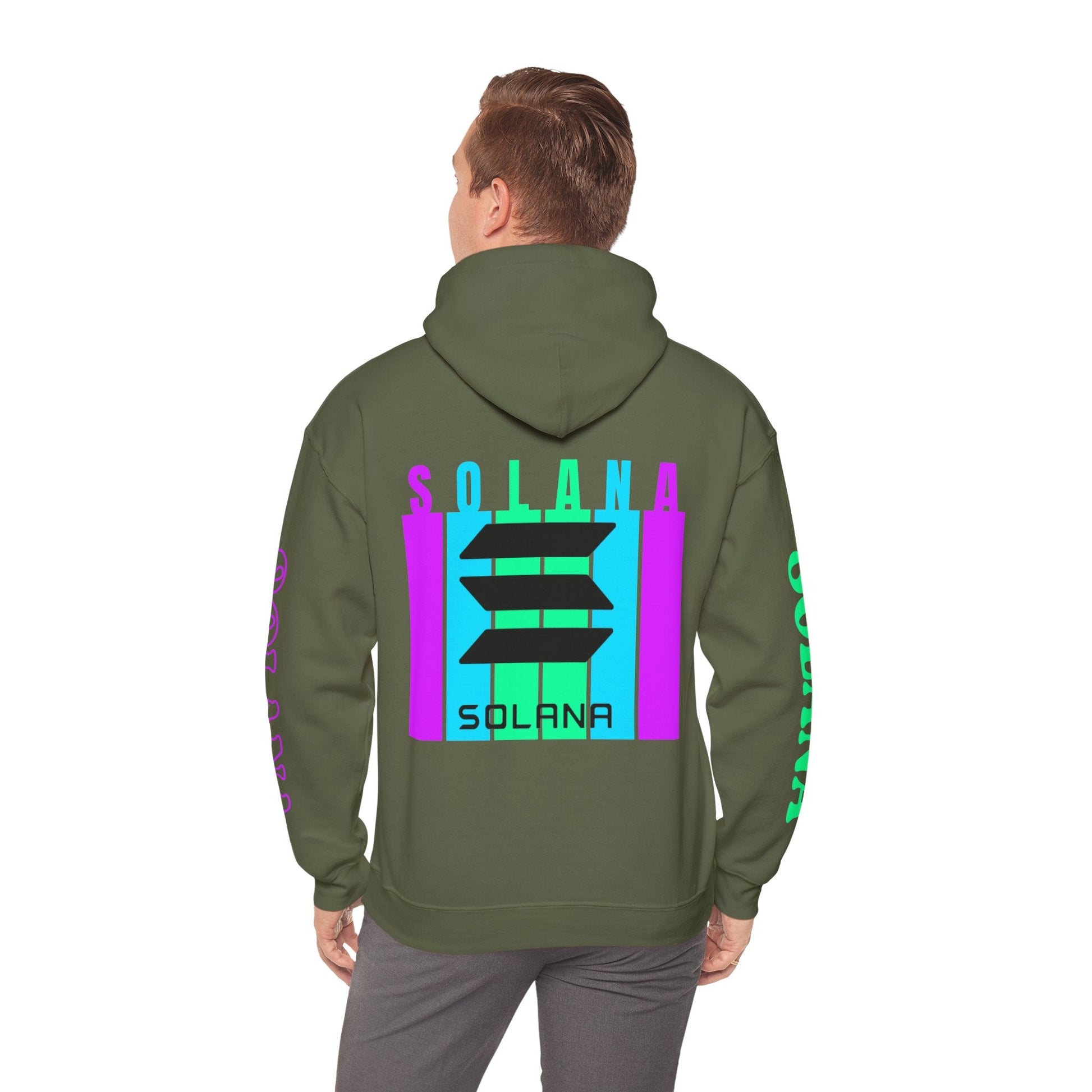 Solana (SOL) Freedom Hoodie Unisex Heavy Blend™ Hooded Sweatshirt by cypherpunkgear – cypherpunkgear.com | Cypherpunk Merch