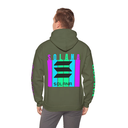 Solana (SOL) Freedom Hoodie Unisex Heavy Blend™ Hooded Sweatshirt by cypherpunkgear – cypherpunkgear.com | Cypherpunk Merch