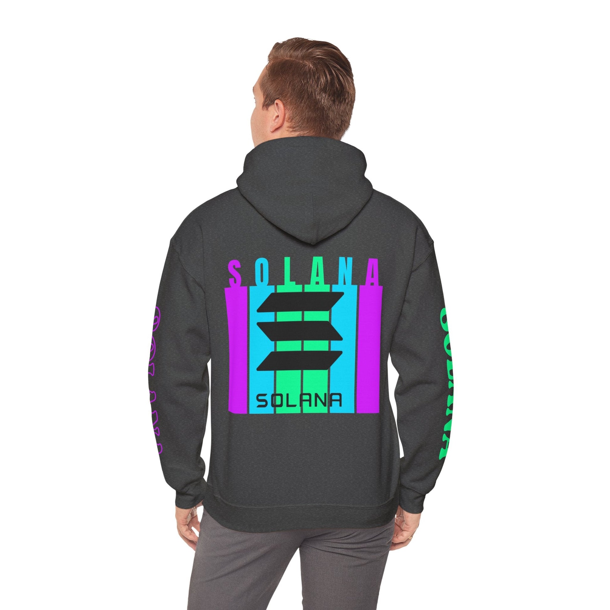 Solana (SOL) Freedom Hoodie Unisex Heavy Blend™ Hooded Sweatshirt by cypherpunkgear – cypherpunkgear.com | Cypherpunk Merch