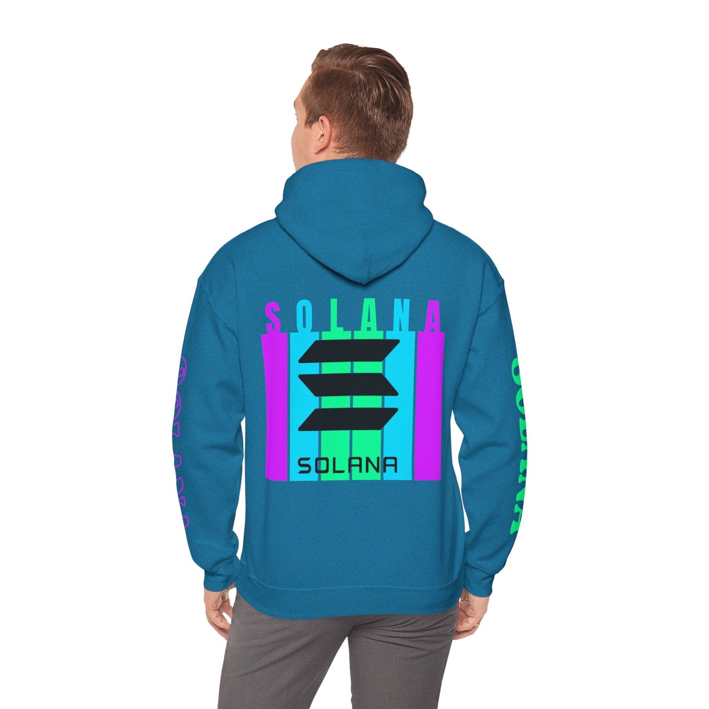 Solana (SOL) Freedom Hoodie Unisex Heavy Blend™ Hooded Sweatshirt by cypherpunkgear – cypherpunkgear.com | Cypherpunk Merch