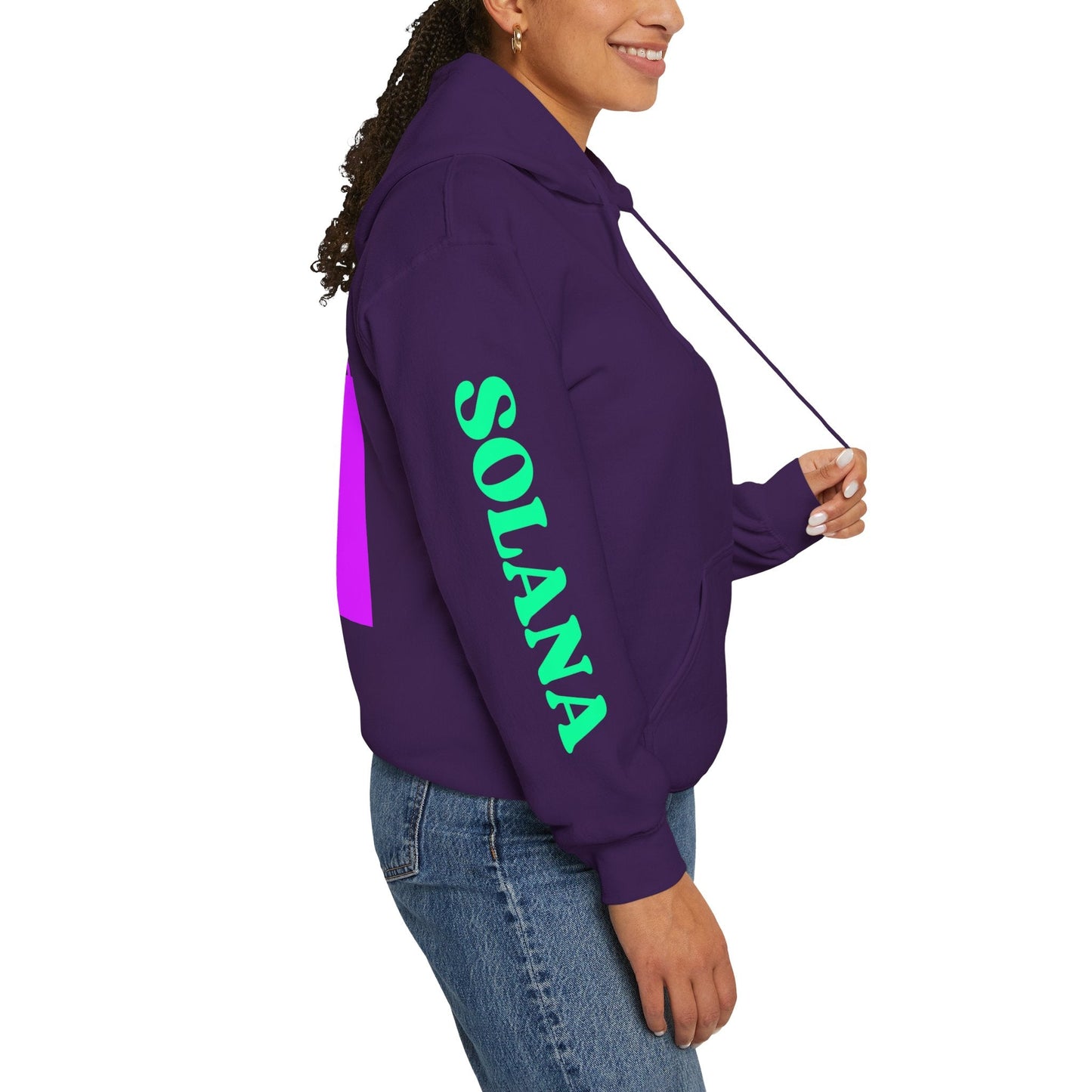 Solana (SOL) Freedom Hoodie Unisex Heavy Blend™ Hooded Sweatshirt by cypherpunkgear – cypherpunkgear.com | Cypherpunk Merch