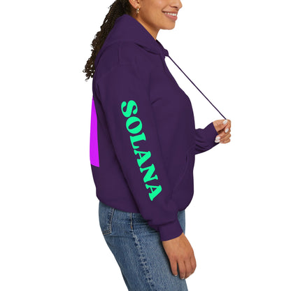 Solana (SOL) Freedom Hoodie Unisex Heavy Blend™ Hooded Sweatshirt by cypherpunkgear – cypherpunkgear.com | Cypherpunk Merch