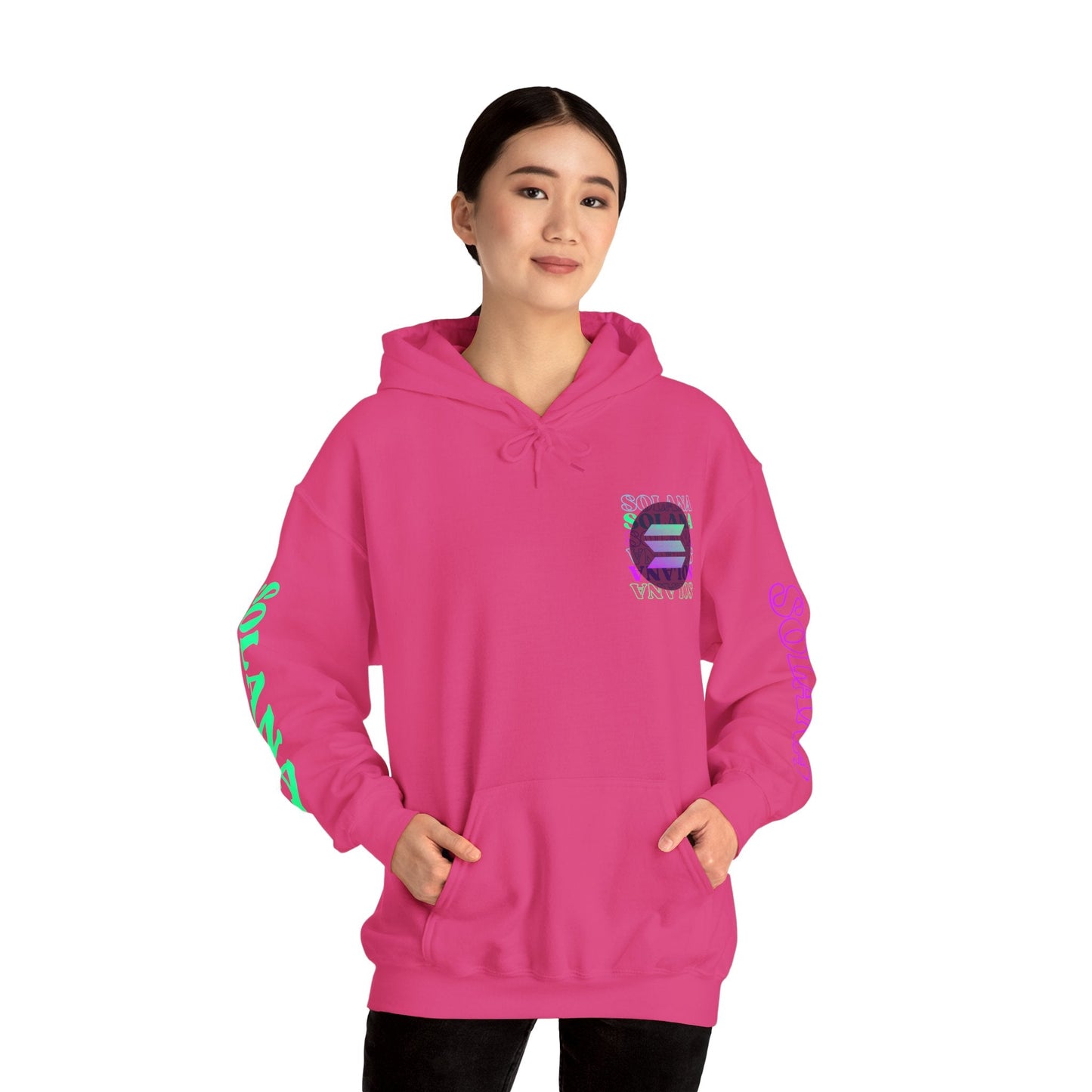 Solana (SOL) Freedom Hoodie Unisex Heavy Blend™ Hooded Sweatshirt by cypherpunkgear – cypherpunkgear.com | Cypherpunk Merch
