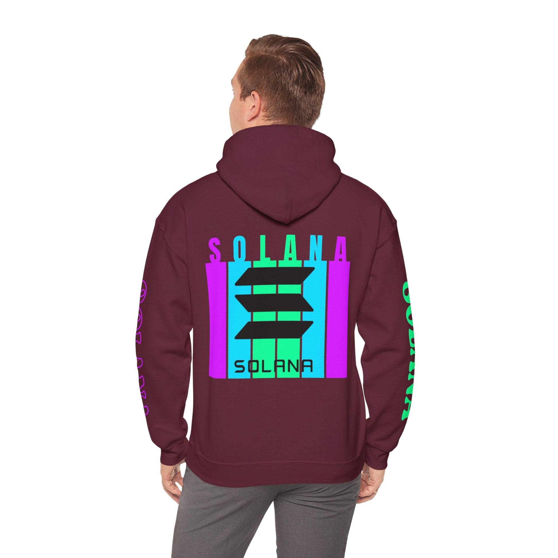 Solana (SOL) Freedom Hoodie Unisex Heavy Blend™ Hooded Sweatshirt by cypherpunkgear – cypherpunkgear.com | Cypherpunk Merch