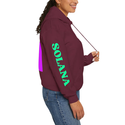 Solana (SOL) Freedom Hoodie Unisex Heavy Blend™ Hooded Sweatshirt by cypherpunkgear – cypherpunkgear.com | Cypherpunk Merch