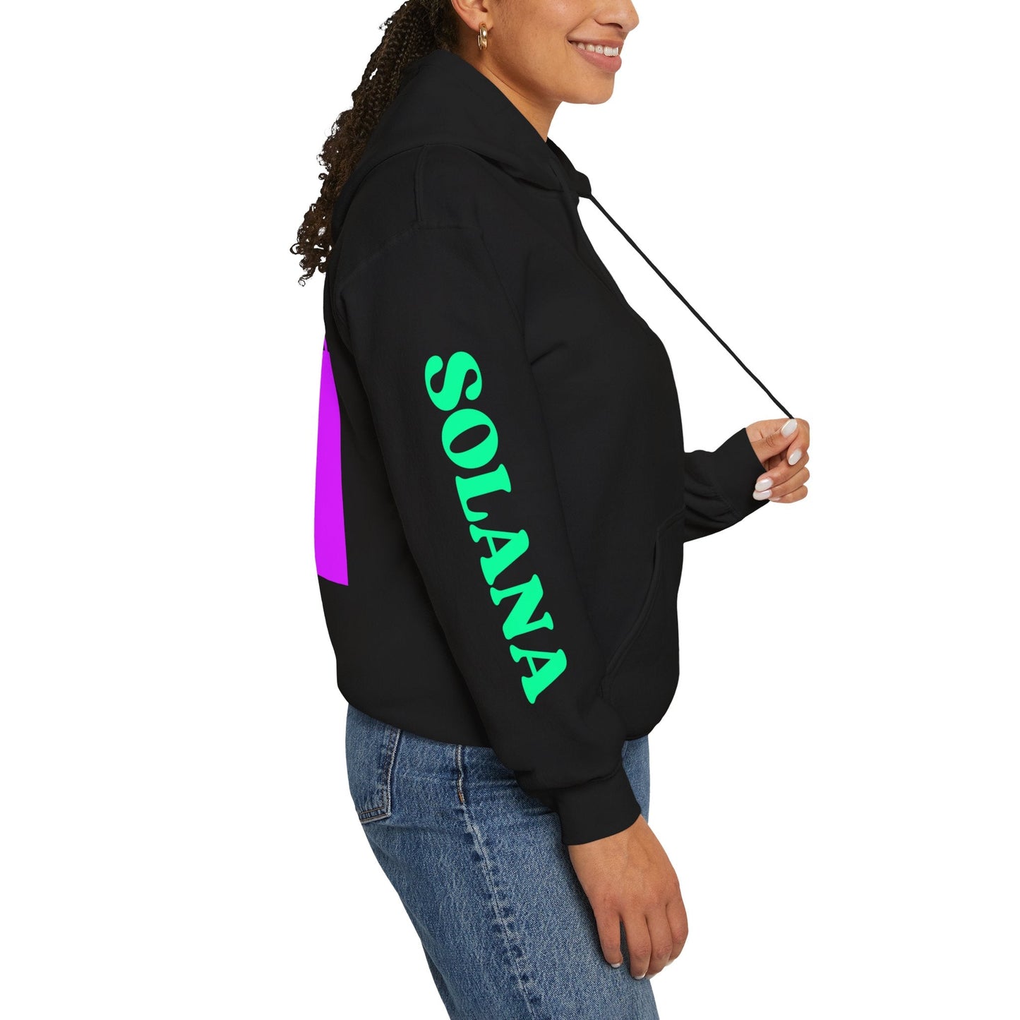Solana (SOL) Freedom Hoodie Unisex Heavy Blend™ Hooded Sweatshirt by cypherpunkgear – cypherpunkgear.com | Cypherpunk Merch