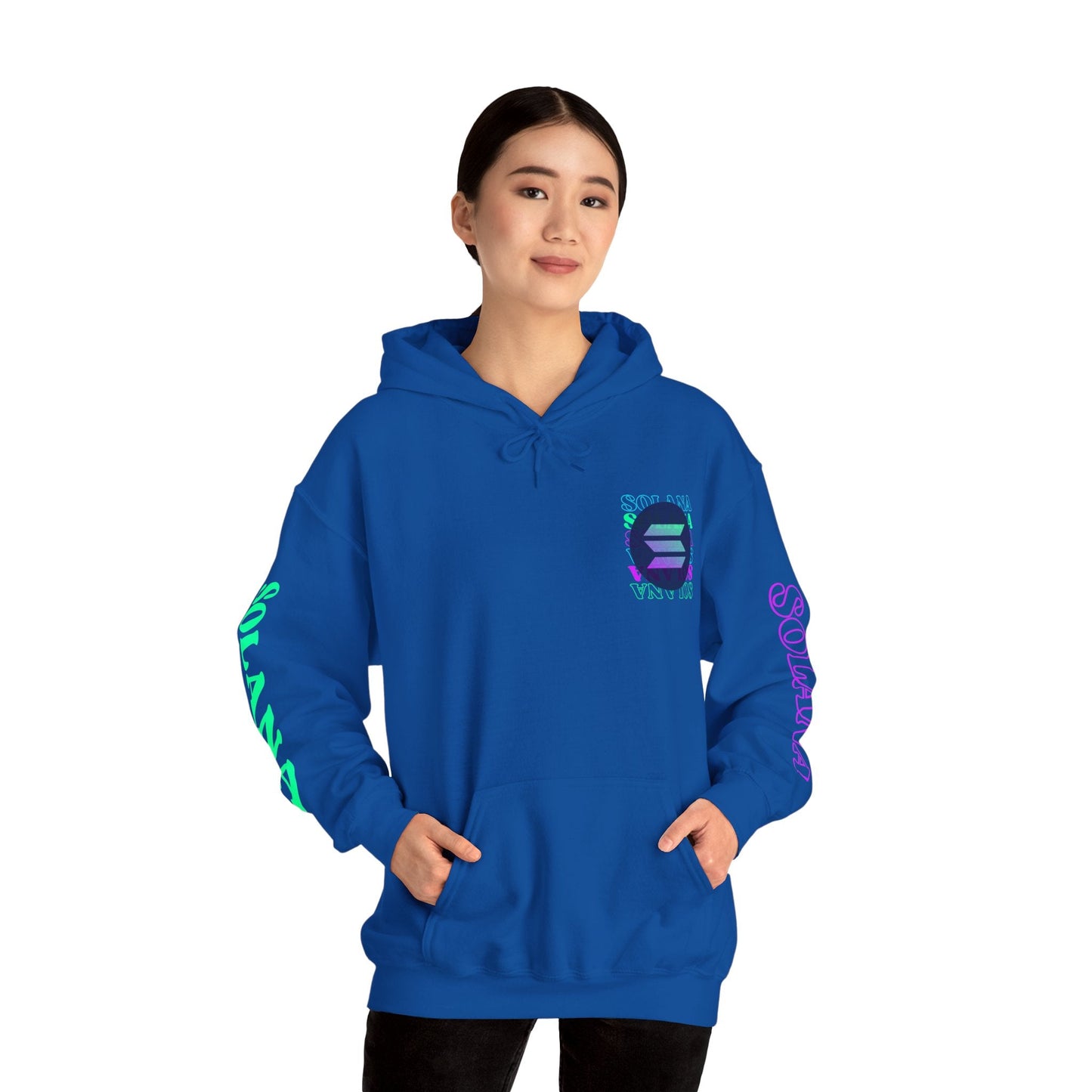 Solana (SOL) Freedom Hoodie Unisex Heavy Blend™ Hooded Sweatshirt by cypherpunkgear – cypherpunkgear.com | Cypherpunk Merch