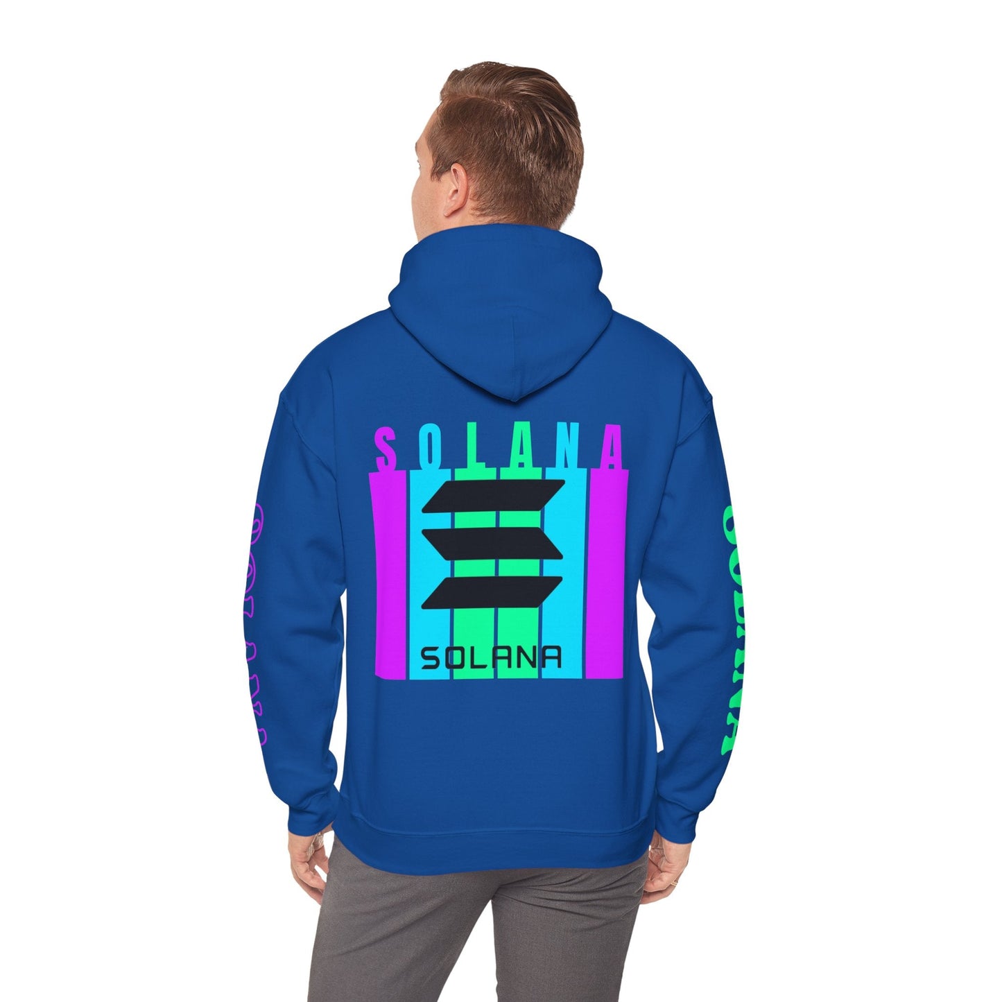 Solana (SOL) Freedom Hoodie Unisex Heavy Blend™ Hooded Sweatshirt by cypherpunkgear – cypherpunkgear.com | Cypherpunk Merch