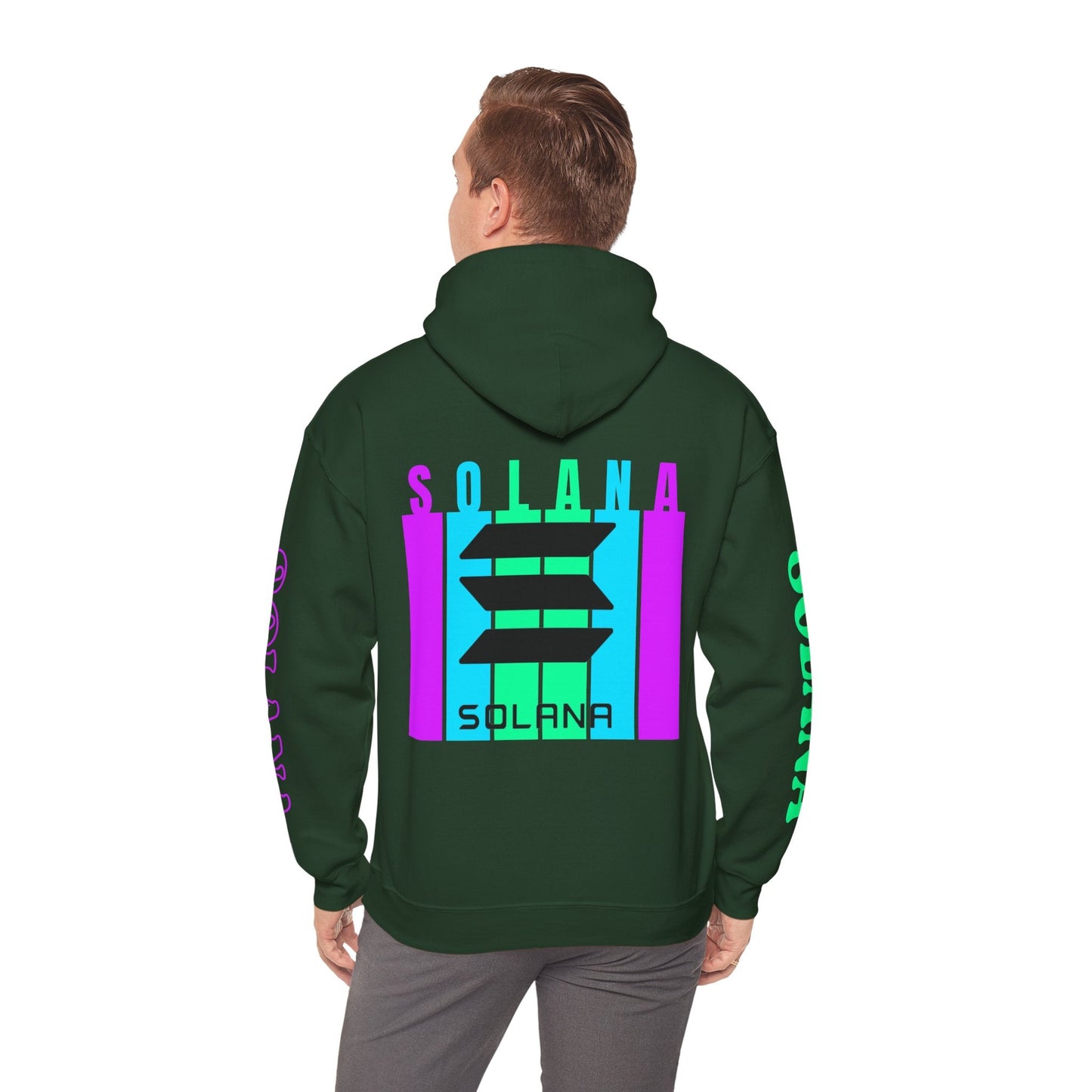 Solana (SOL) Freedom Hoodie Unisex Heavy Blend™ Hooded Sweatshirt by cypherpunkgear – cypherpunkgear.com | Cypherpunk Merch