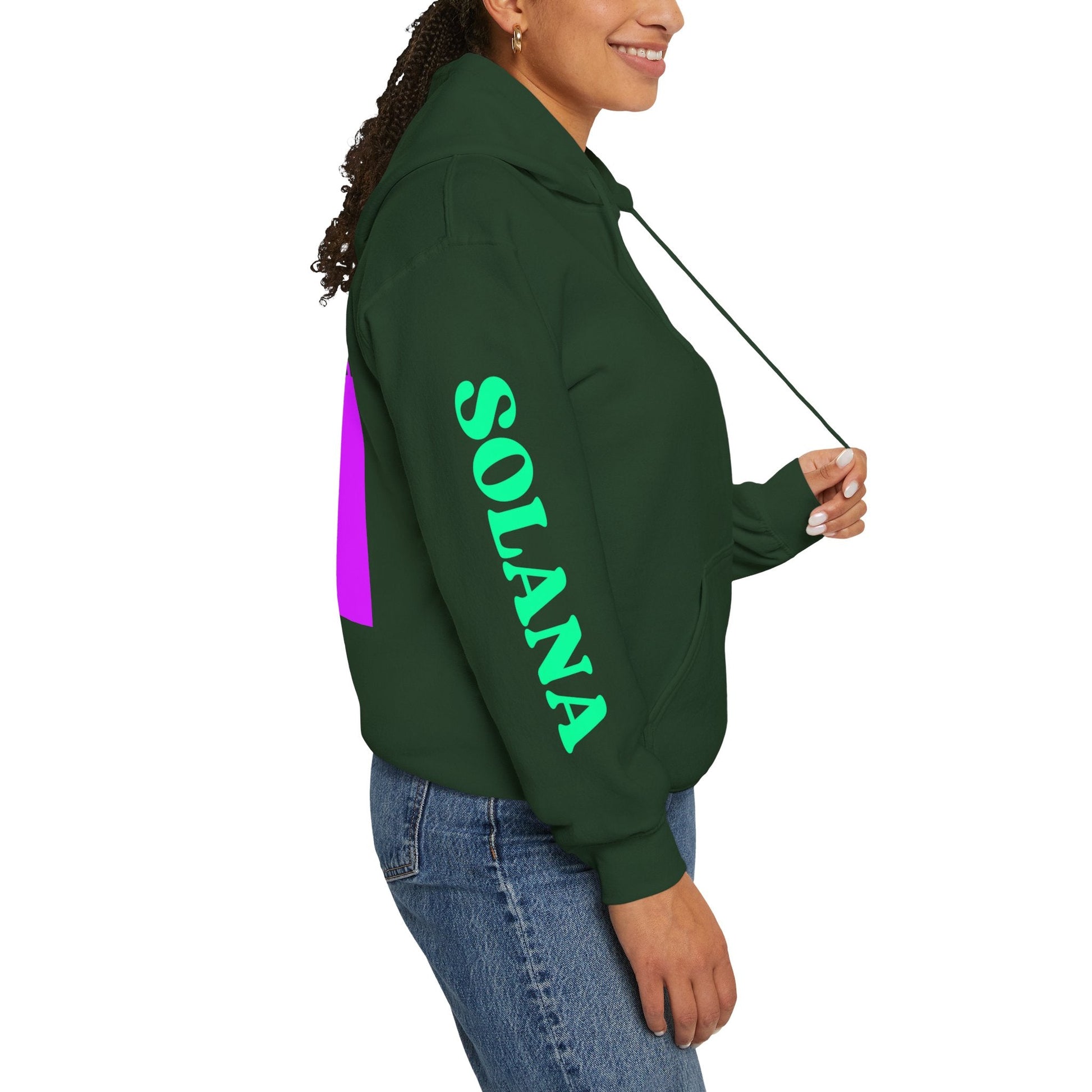 Solana (SOL) Freedom Hoodie Unisex Heavy Blend™ Hooded Sweatshirt by cypherpunkgear – cypherpunkgear.com | Cypherpunk Merch