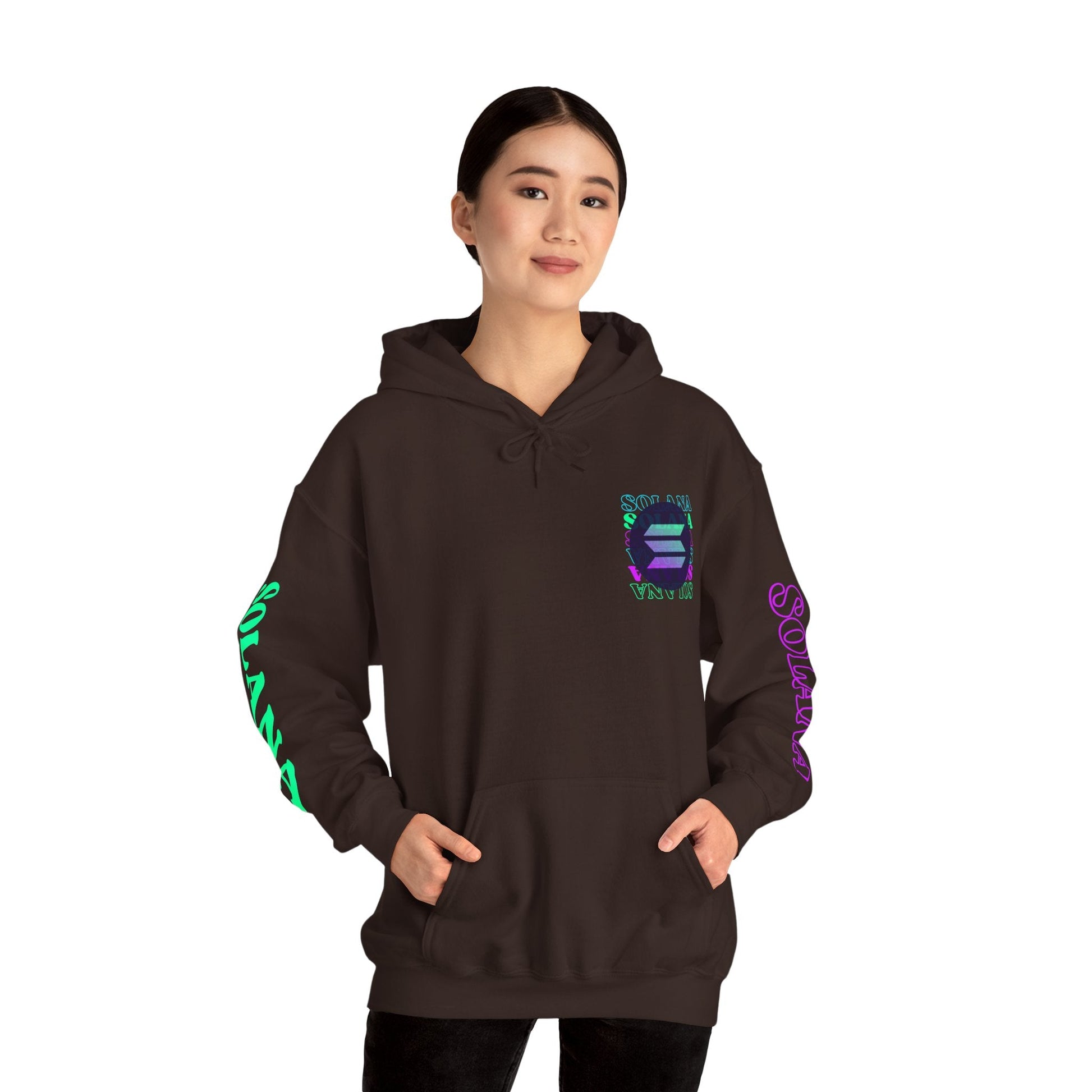 Solana (SOL) Freedom Hoodie Unisex Heavy Blend™ Hooded Sweatshirt by cypherpunkgear – cypherpunkgear.com | Cypherpunk Merch