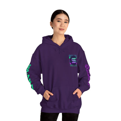 Solana (SOL) Freedom Hoodie Unisex Heavy Blend™ Hooded Sweatshirt by cypherpunkgear – cypherpunkgear.com | Cypherpunk Merch