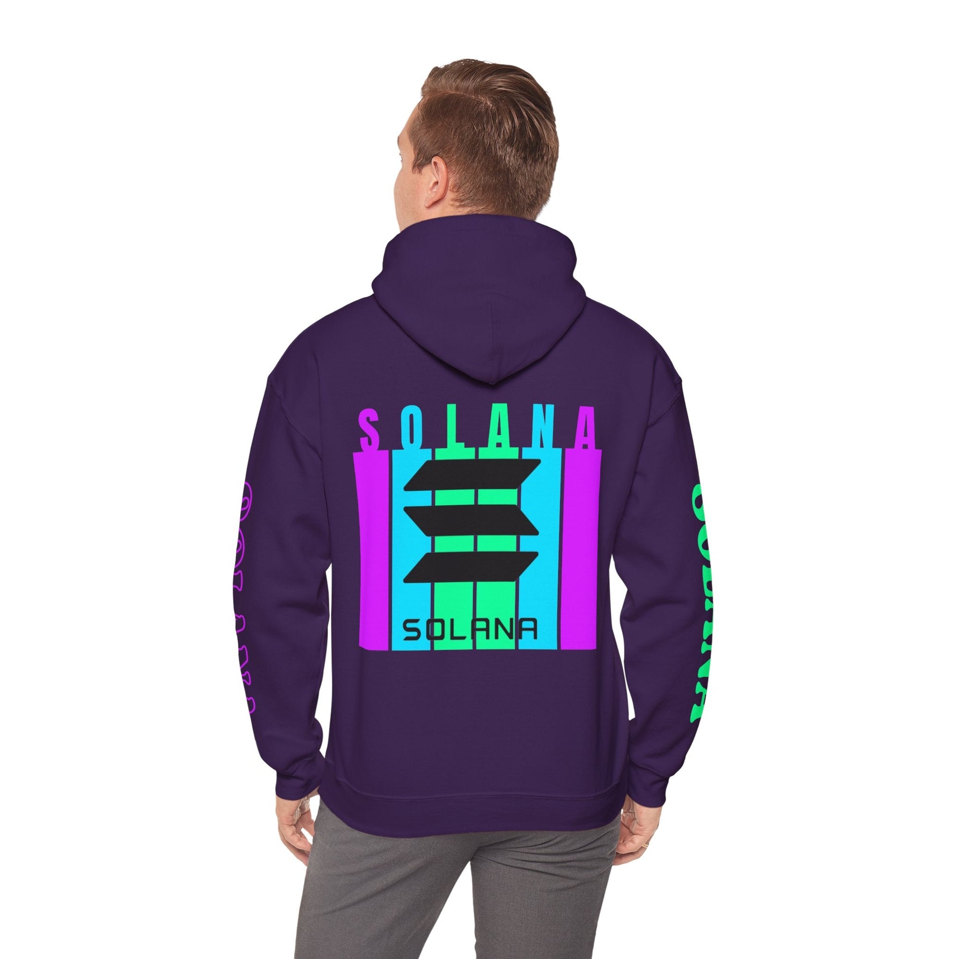 Solana (SOL) Freedom Hoodie Unisex Heavy Blend™ Hooded Sweatshirt by cypherpunkgear – cypherpunkgear.com | Cypherpunk Merch