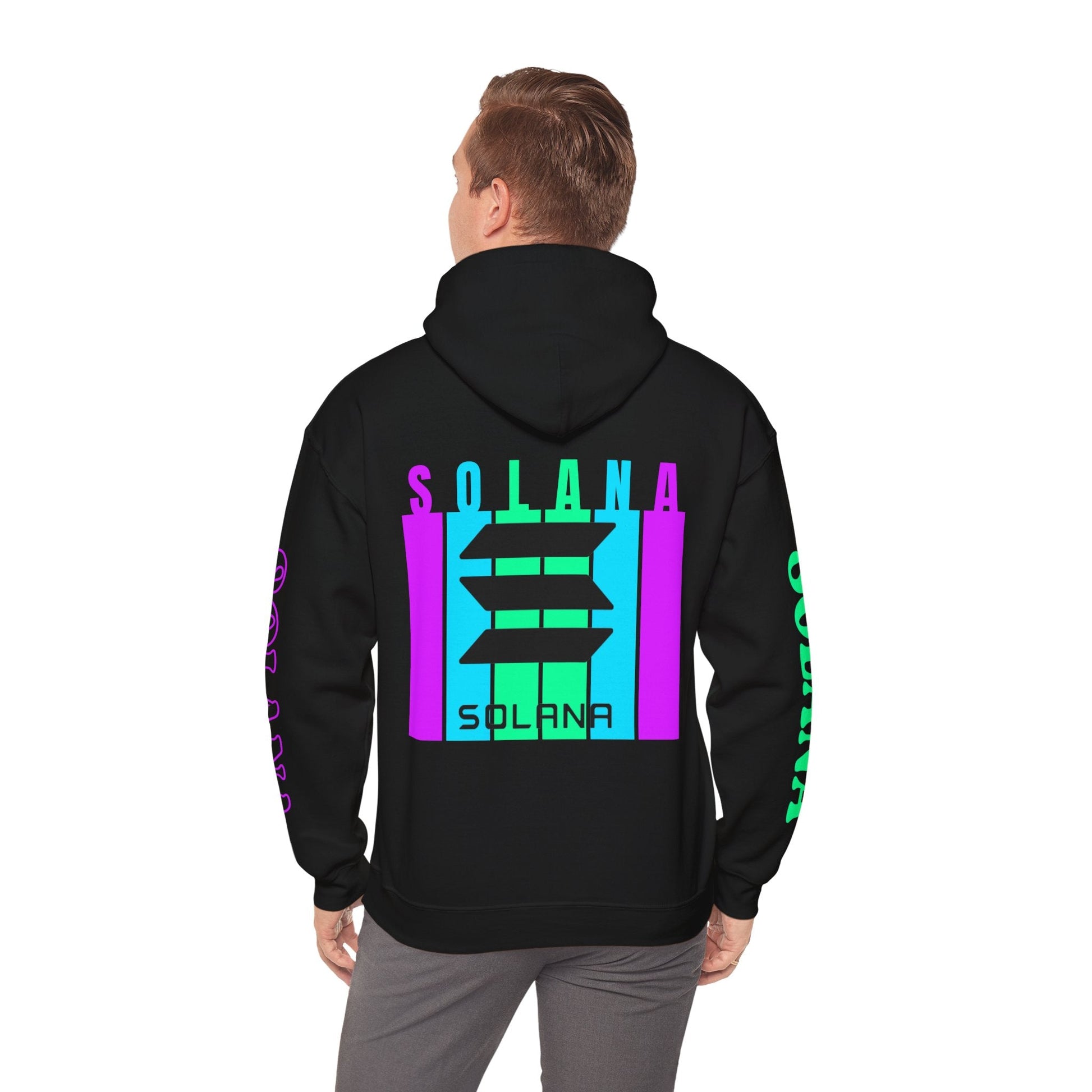 Solana (SOL) Freedom Hoodie Unisex Heavy Blend™ Hooded Sweatshirt by cypherpunkgear – cypherpunkgear.com | Cypherpunk Merch
