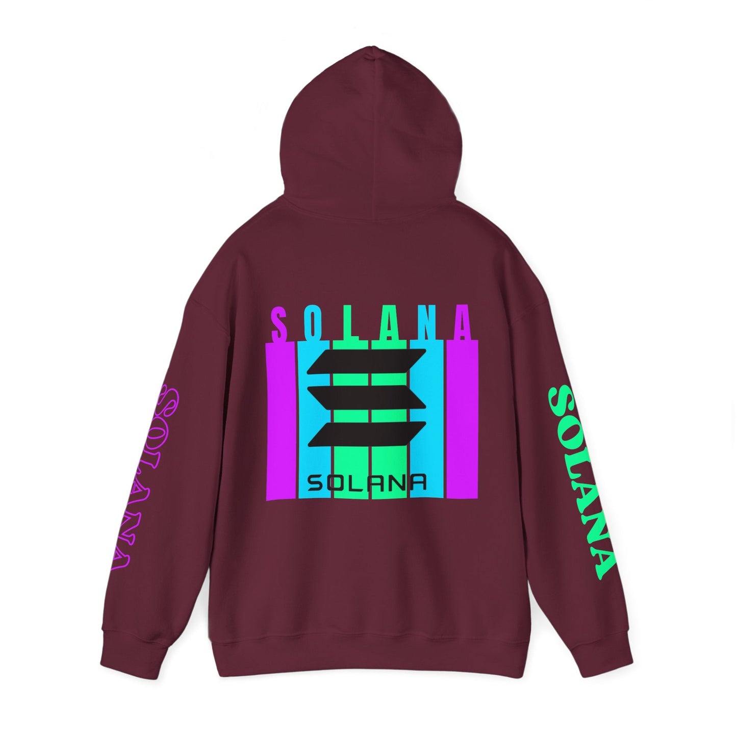 Solana (SOL) Freedom Hoodie Unisex Heavy Blend™ Hooded Sweatshirt by cypherpunkgear – cypherpunkgear.com | Cypherpunk Merch