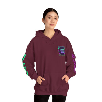 Solana (SOL) Freedom Hoodie Unisex Heavy Blend™ Hooded Sweatshirt by cypherpunkgear – cypherpunkgear.com | Cypherpunk Merch