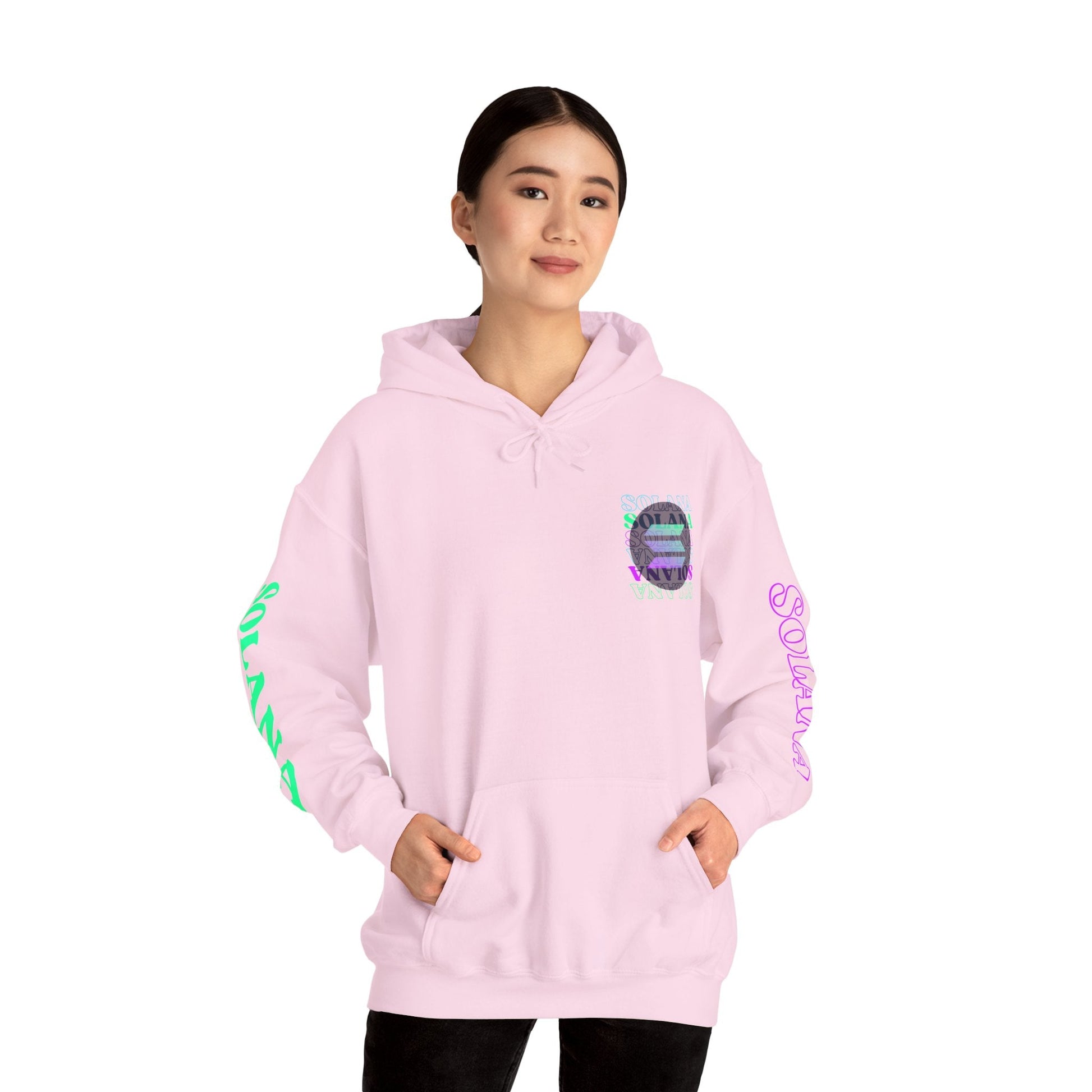 Solana (SOL) Freedom Hoodie Unisex Heavy Blend™ Hooded Sweatshirt by cypherpunkgear – cypherpunkgear.com | Cypherpunk Merch