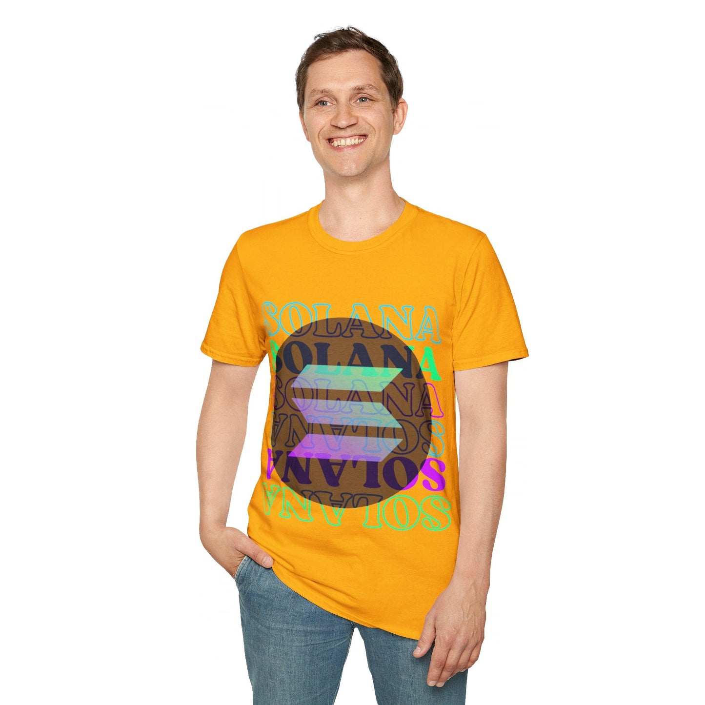 Solana Solana Solana (SOL) LTcolors Unisex T-Shirt by cypherpunkgear – cypherpunkgear.com | Cypherpunk Merch