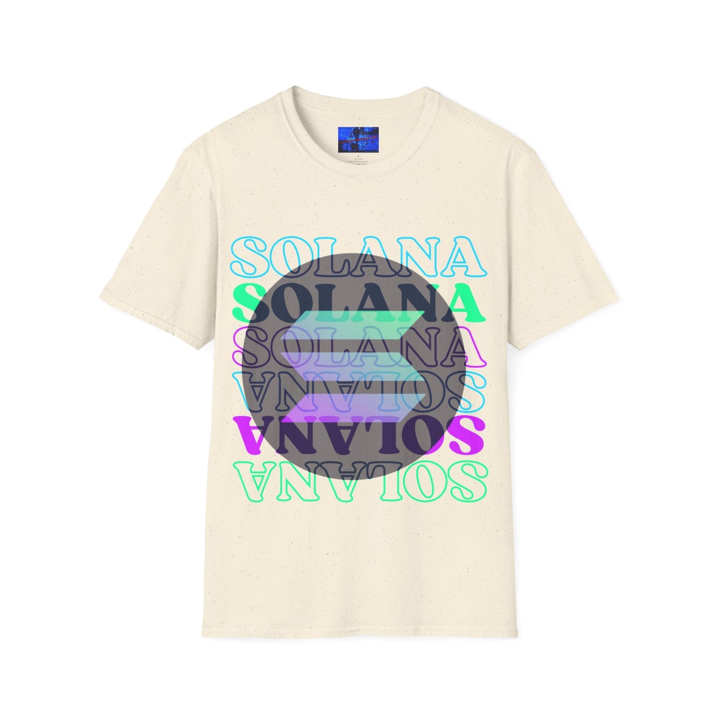 Solana Solana Solana (SOL) LTcolors Unisex T-Shirt by cypherpunkgear – cypherpunkgear.com | Cypherpunk Merch