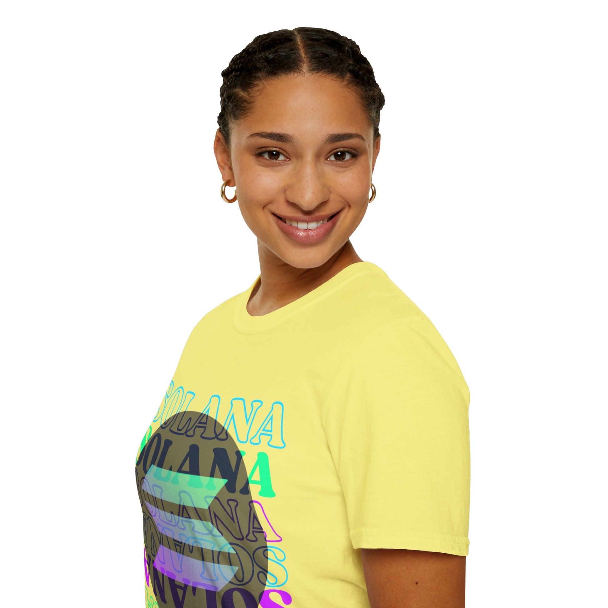 Solana Solana Solana (SOL) LTcolors Unisex T-Shirt by cypherpunkgear – cypherpunkgear.com | Cypherpunk Merch