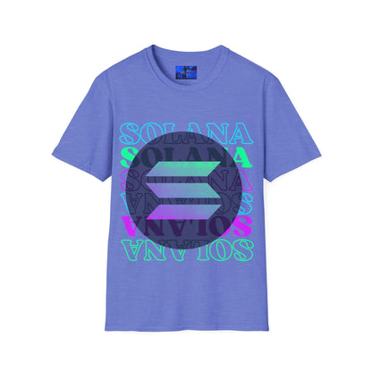 Solana Solana Solana (SOL) LTcolors Unisex T-Shirt by cypherpunkgear – cypherpunkgear.com | Cypherpunk Merch