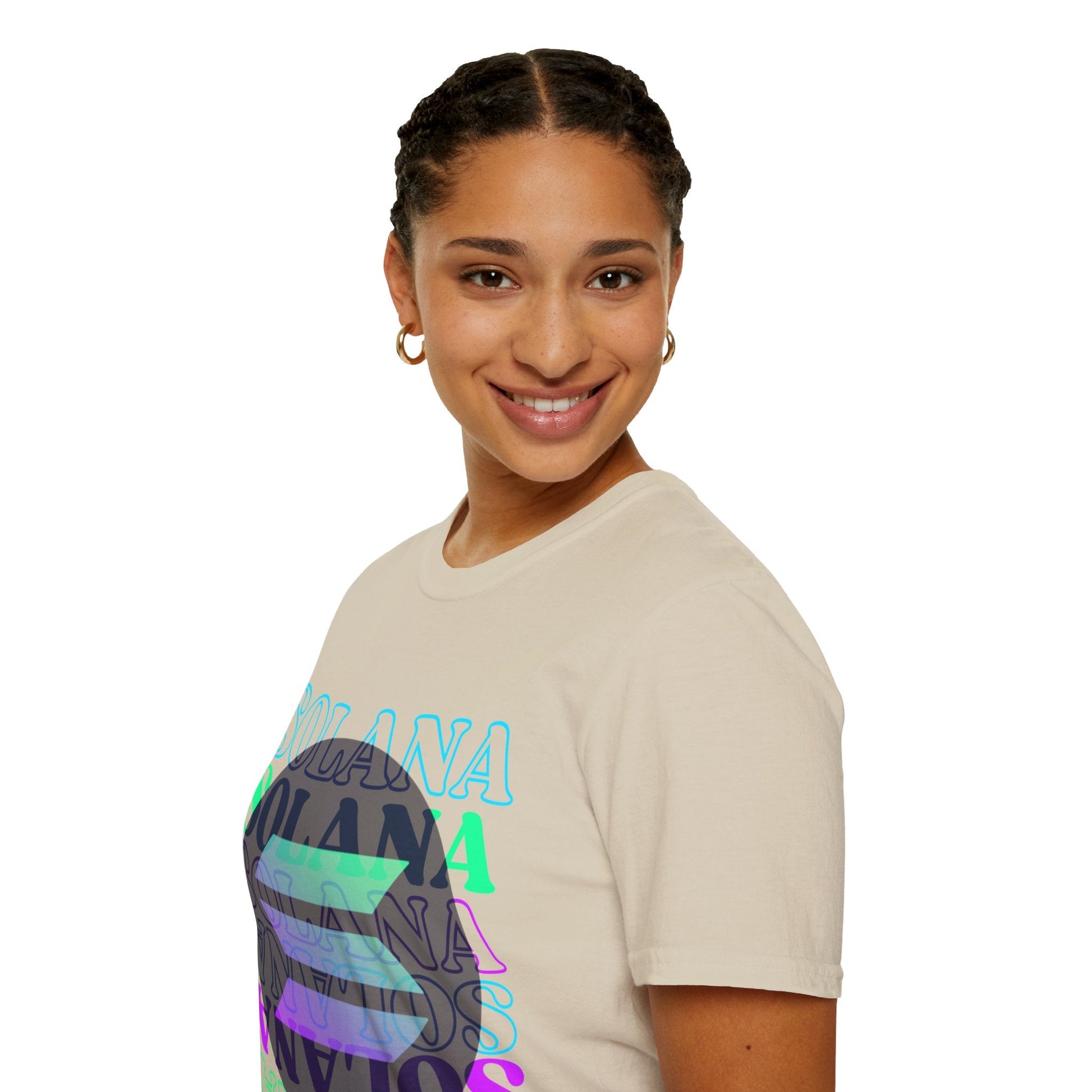 Solana Solana Solana (SOL) LTcolors Unisex T-Shirt by cypherpunkgear – cypherpunkgear.com | Cypherpunk Merch