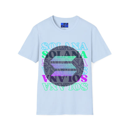 Solana Solana Solana (SOL) LTcolors Unisex T-Shirt by cypherpunkgear – cypherpunkgear.com | Cypherpunk Merch