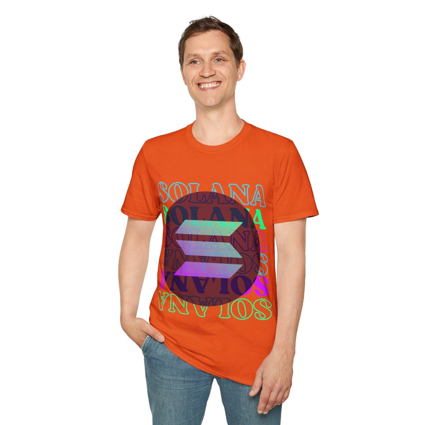 Solana Solana Solana (SOL) LTcolors Unisex T-Shirt by cypherpunkgear – cypherpunkgear.com | Cypherpunk Merch