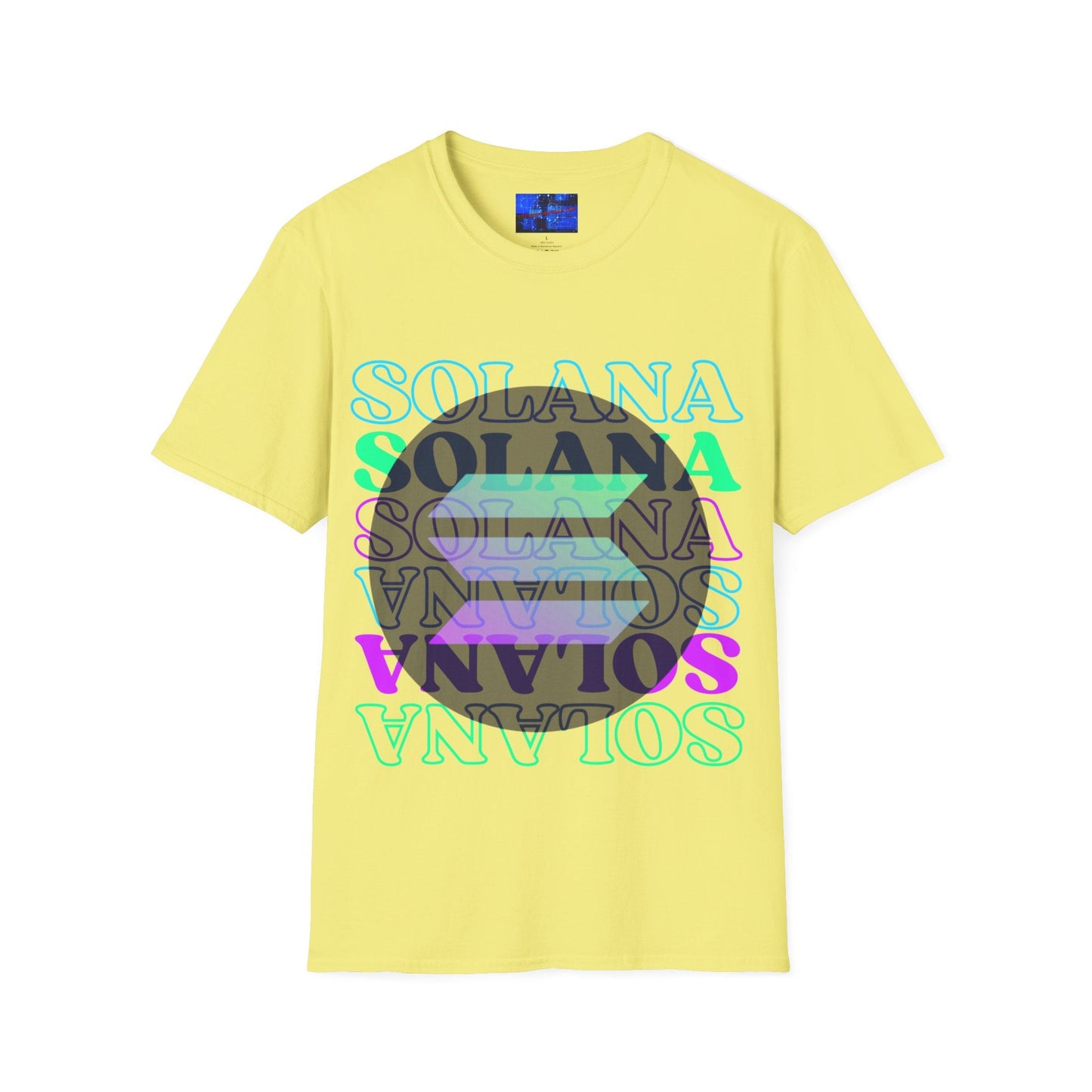 Solana Solana Solana (SOL) LTcolors Unisex T-Shirt by cypherpunkgear – cypherpunkgear.com | Cypherpunk Merch